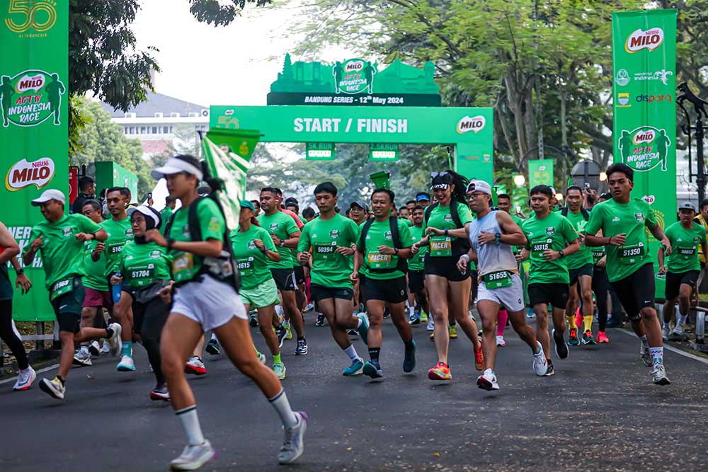  Nestle MILO Ajak Ribuan Warga Ikuti Road to MILO ACTIV Indonesia Race 2024 Bandung Series