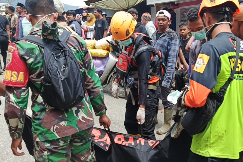  Korban Meninggal Akibat Banjir Bandang Lahar Dingin di Sumbar Bertambah Jadi 43 Orang