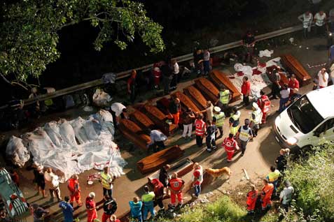  Sederet Fakta Hasil Olah TKP Kecelakaan Bus Maut Subang