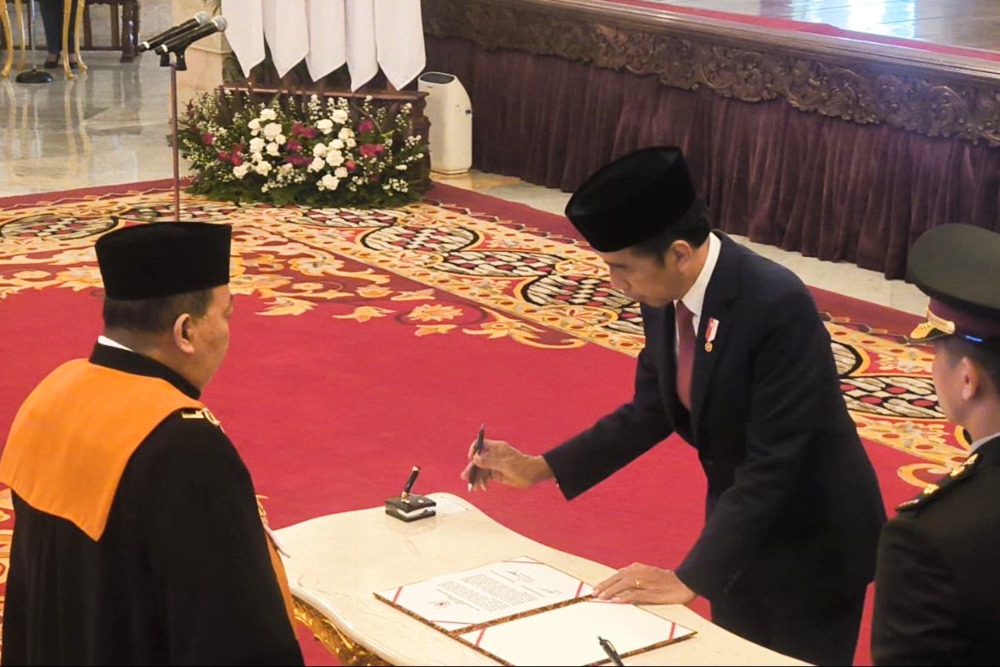  Jokowi Lantik Agung Suharto Jadi Wakil Ketua MA Bidang Non-Yudisial