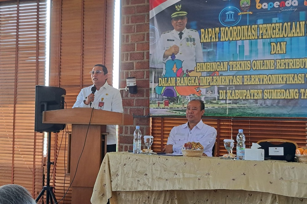  Sumedang Jadi Daerah Percontohan Penerapan Online Retribution System