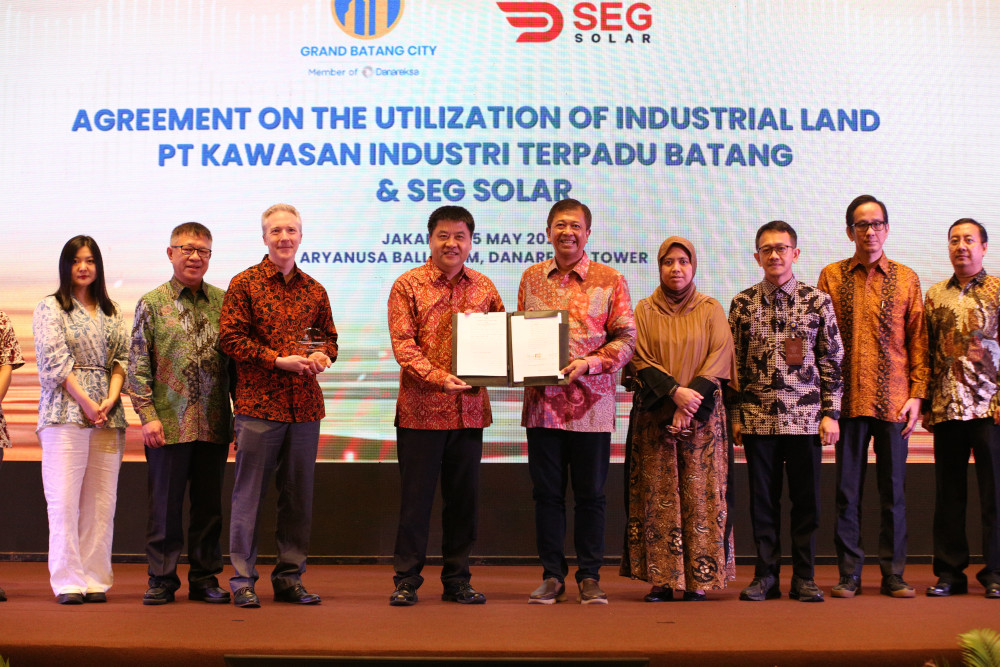  KITB Teken Kerja Sama dengan Produsen Panel Surya AS