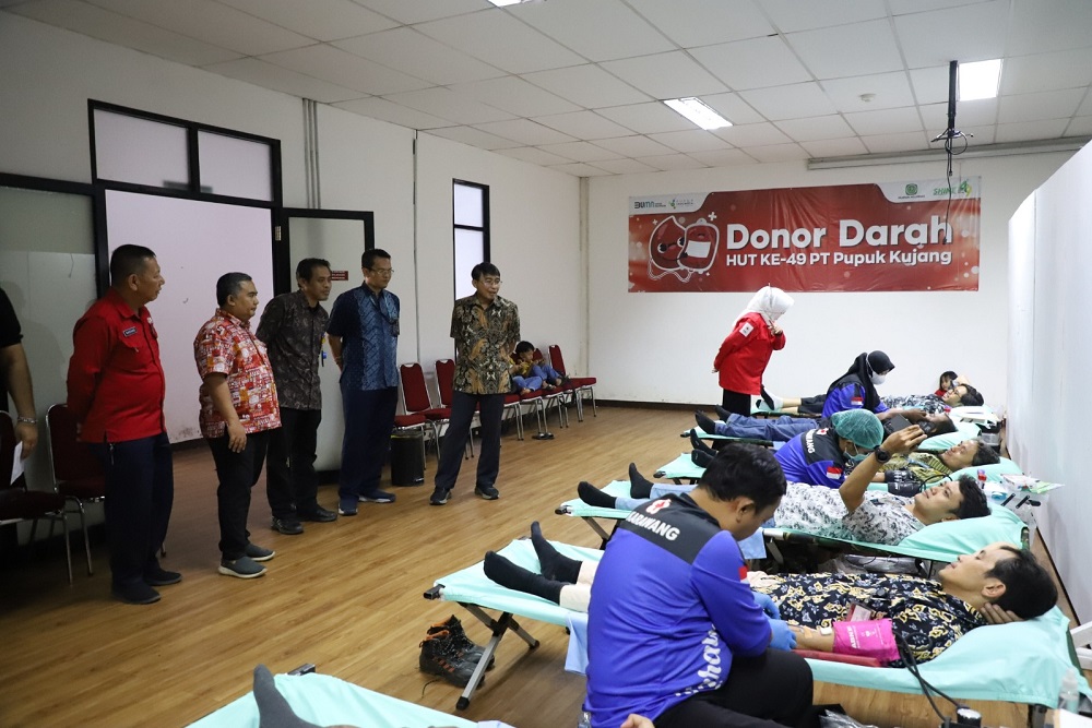  Jelang HUT ke-49, Pupuk Kujang Cikampek Gelar Agenda Rutin Donor Darah
