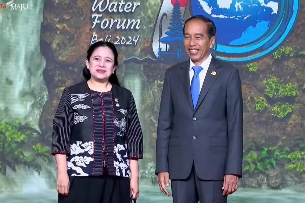  Ternyata Ini Alasan Jokowi Full Senyum saat Bertemu Puan di World Water Forum Ke-10