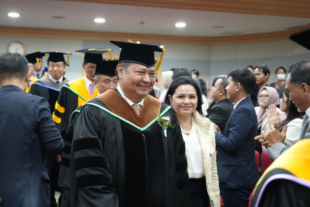  Ini Alasan Menko Airlangga Raih Gelar Honoris Causa dari Gyeongsang National University