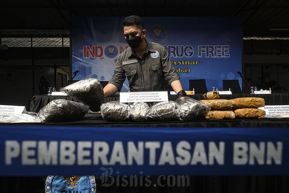  BNN Musnahkan Barang Bukti Narkoba