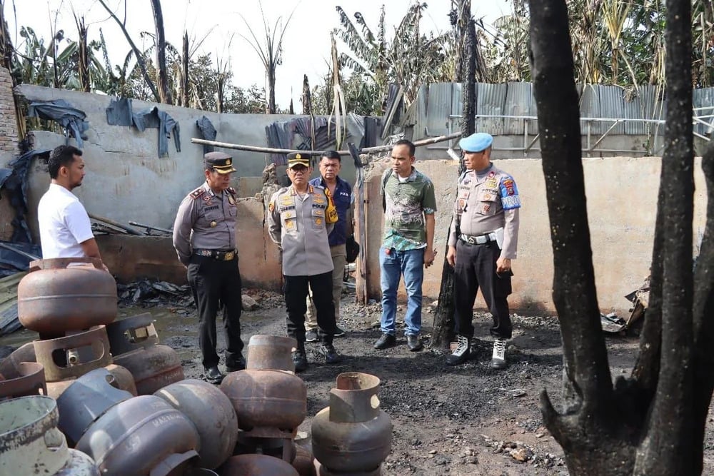  Pangkalan Elpiji Meledak, 13 Orang Terluka, Polisi Gali Keterangan Saksi