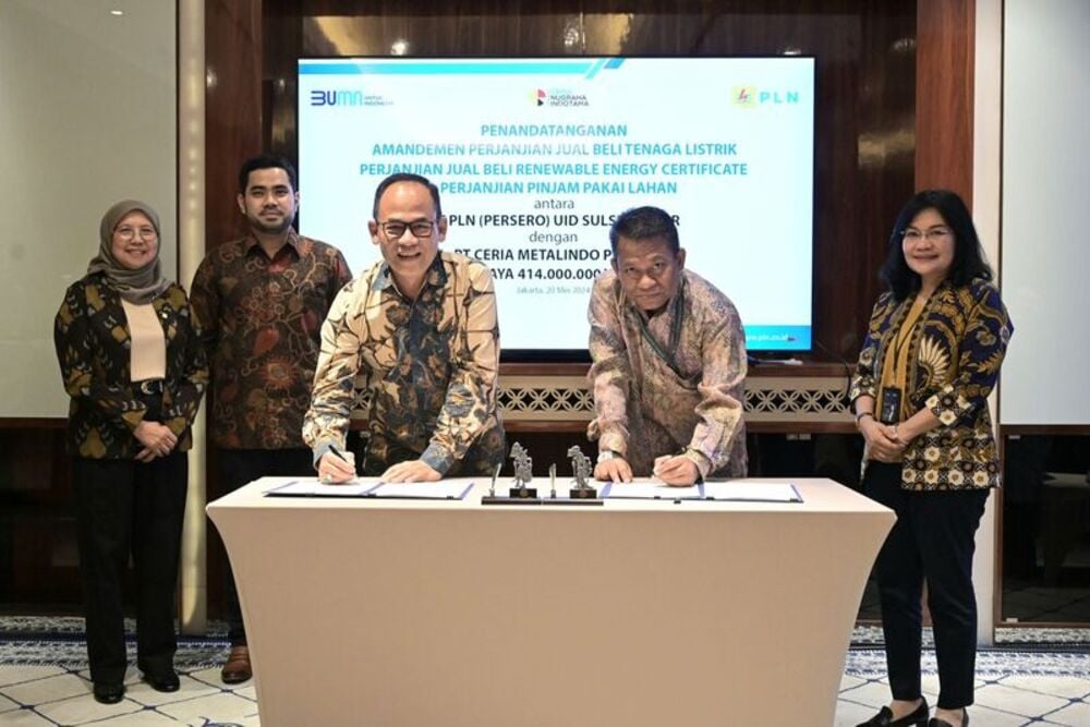  PLN Suplai 7.384 GWh EBT untuk Smelter di Sultra