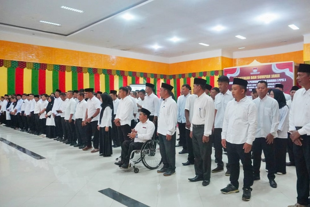  Ada Penyandang Disabilitas Dilantik Menjadi PPS Pilkada Serentak di Riau