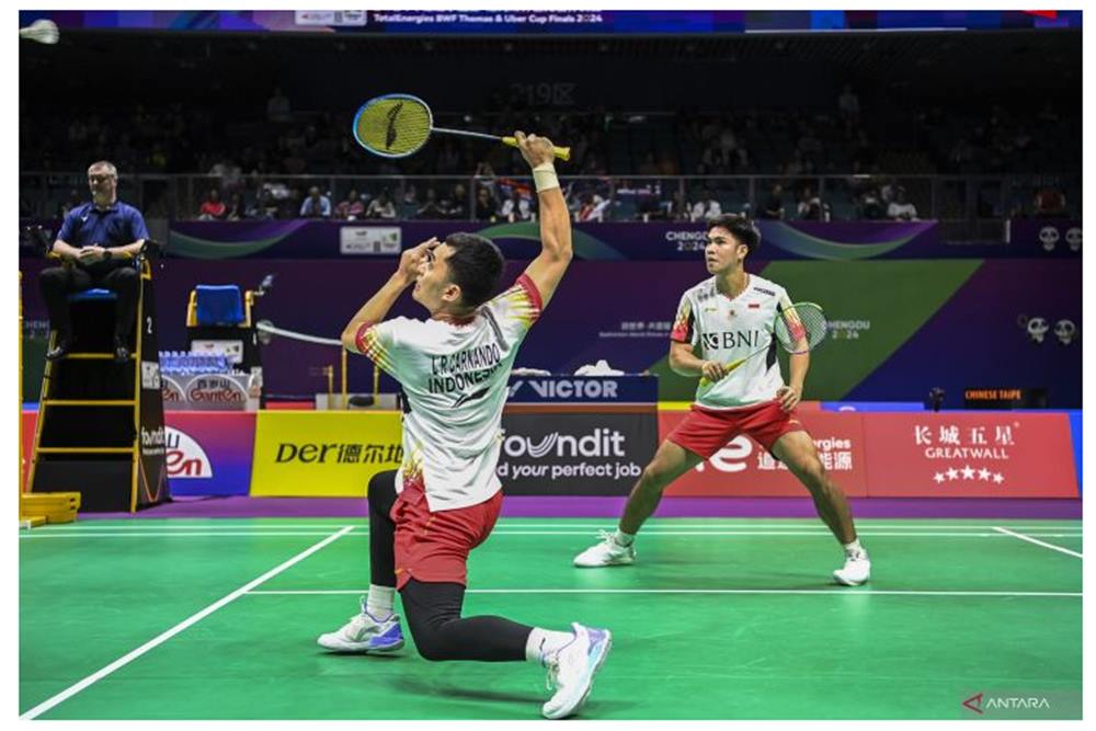 Ganda putra Indonesia, Daniel Marthin/Leo Rolly Carnando/Reuters