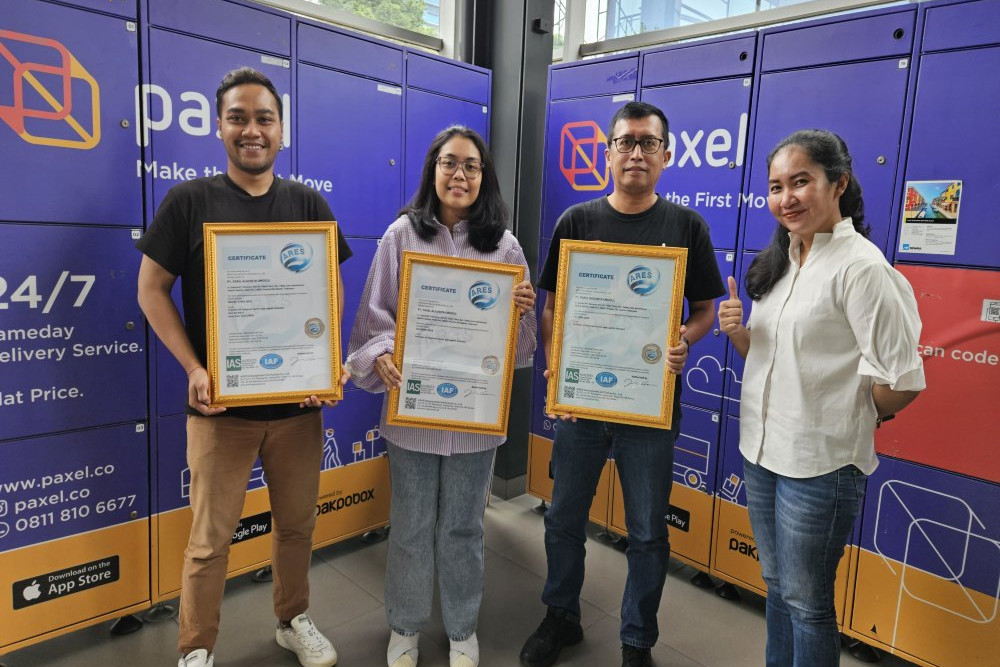  Paxel Sabet Tiga Sertifikat ISO, dari Manajemen Mutu hingga Sistem Informasi