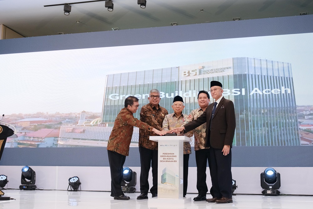  Wapres Resmikan Gedung Landmark BSI Aceh, Siap Majukan Perekonomian Bumi Serambi Mekah