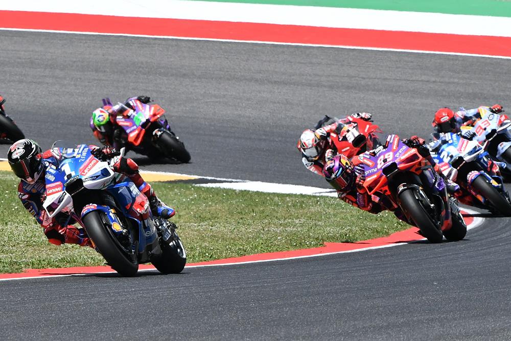  Hasil MotoGP Italia 2024, 2 Juni: Bagnaia Memimpin, Martin Kedua (Lap 10)