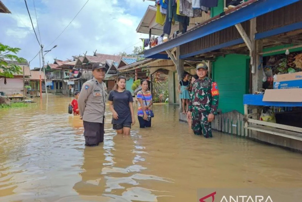  Banjir di Kalimantan Tengah Rendam 87 Desa