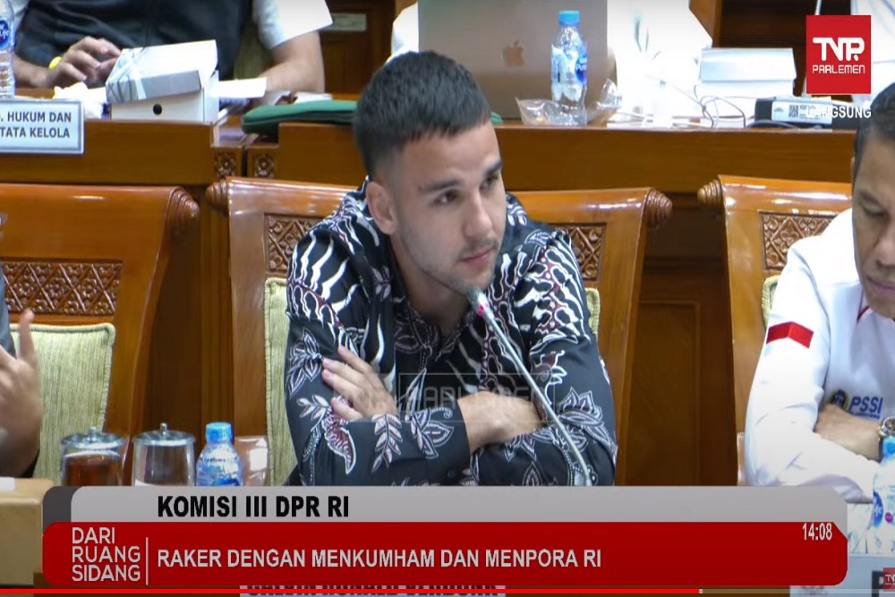  Resmi, Komisi III DPR Setujui Naturalisasi Calvin Verdonk dan Jens Raven