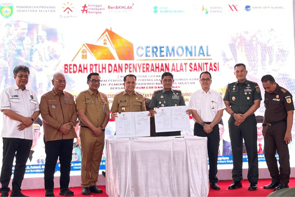  Pemprov Sumsel Gandeng Kodam II Sriwijaya Percepat Pembangunan Sanitasi dan Bedah Rumah