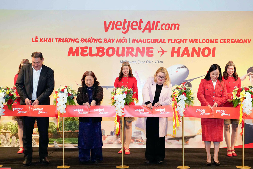  Vietjet Luncurkan Rute Langsung Hanoi ke Melbourne