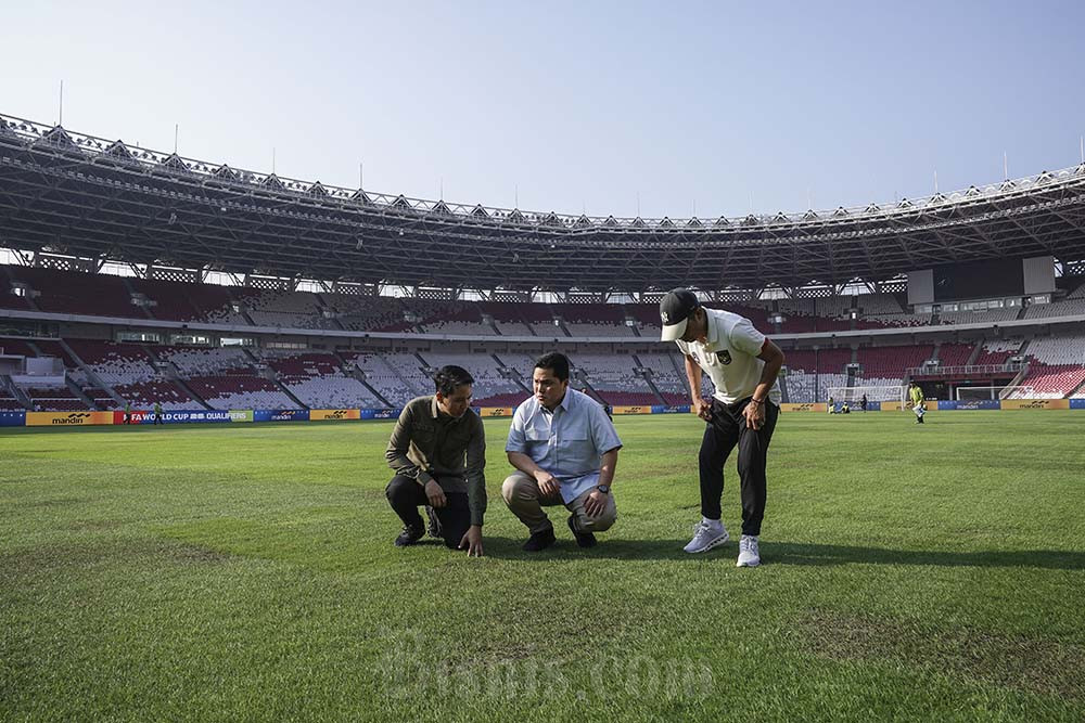  Ketum PSSI Tinjau Stadion Utama GBK