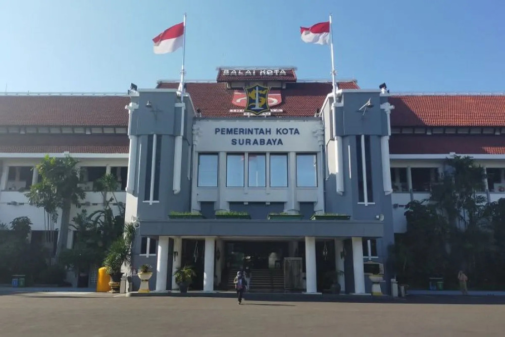Ilustrasi. Balai Kota Surabaya./Antara-Diskominfo Surabaya