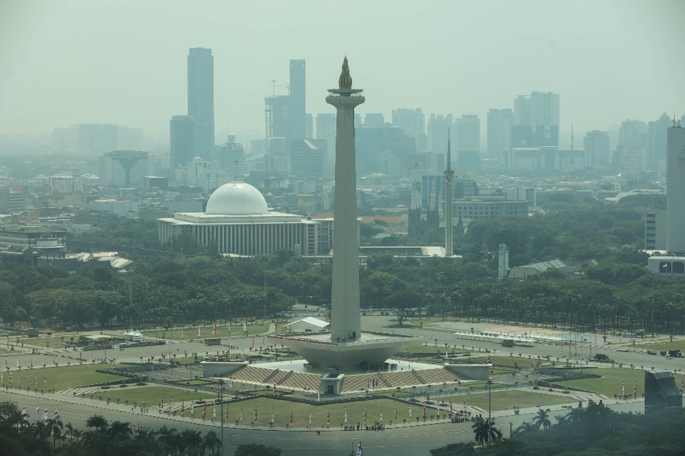 Politikus Demokrat Gugat UU DKJ ke MK, Minta Wali Kota Dipilih Rakyat. Monas. JIBI/Bisnis/Himawan L Nugraha