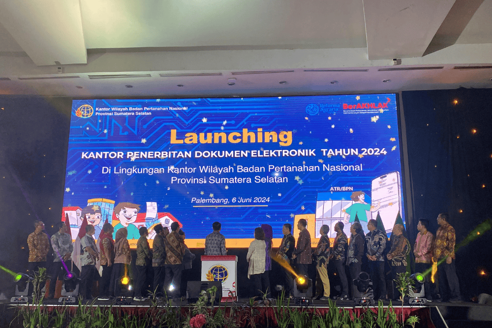  Tingkatkan Pelayanan, BPN Luncurkan Kantor Penerbitan Dokumen Elektronik