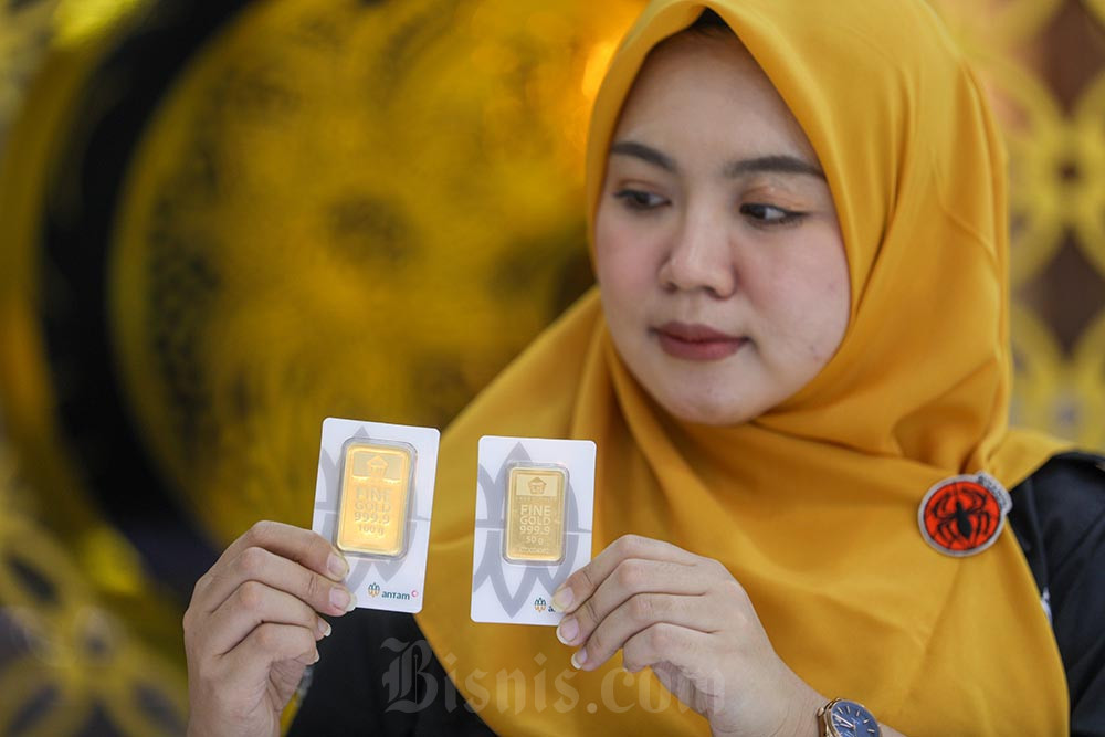  Harga Emas Antam Anjlok Rp38.000 per Gram , Begini Cara Belinya