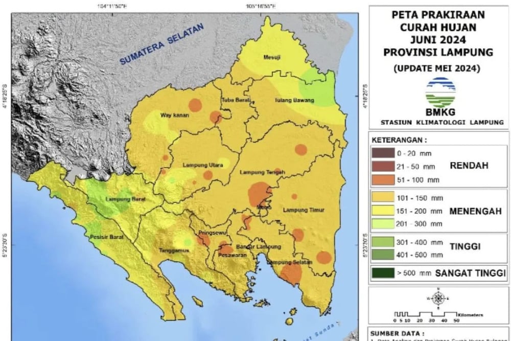  Lampung Mulai Masuk Musim Kemarau, Begini Penjelasan BMKG