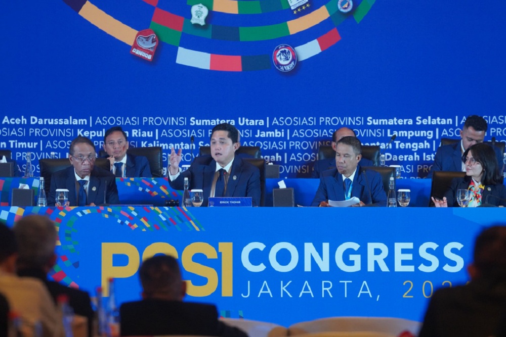  Kongres PSSI 2024, Erick Thohir Lempar Wacana Gelar Liga 4 Indonesia