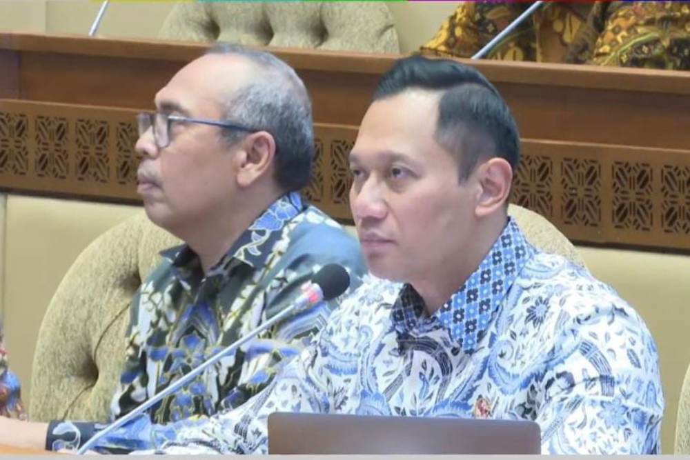  AHY Lapor Realisasi Anggaran Kementerian ATR Rp7,8 Triliun di 2023