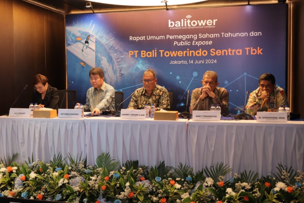  Emiten Menara BALI Targetkan Pendapatan Tembus Rp1 Triliun, Bagi Dividen Rp78,6 Miliar