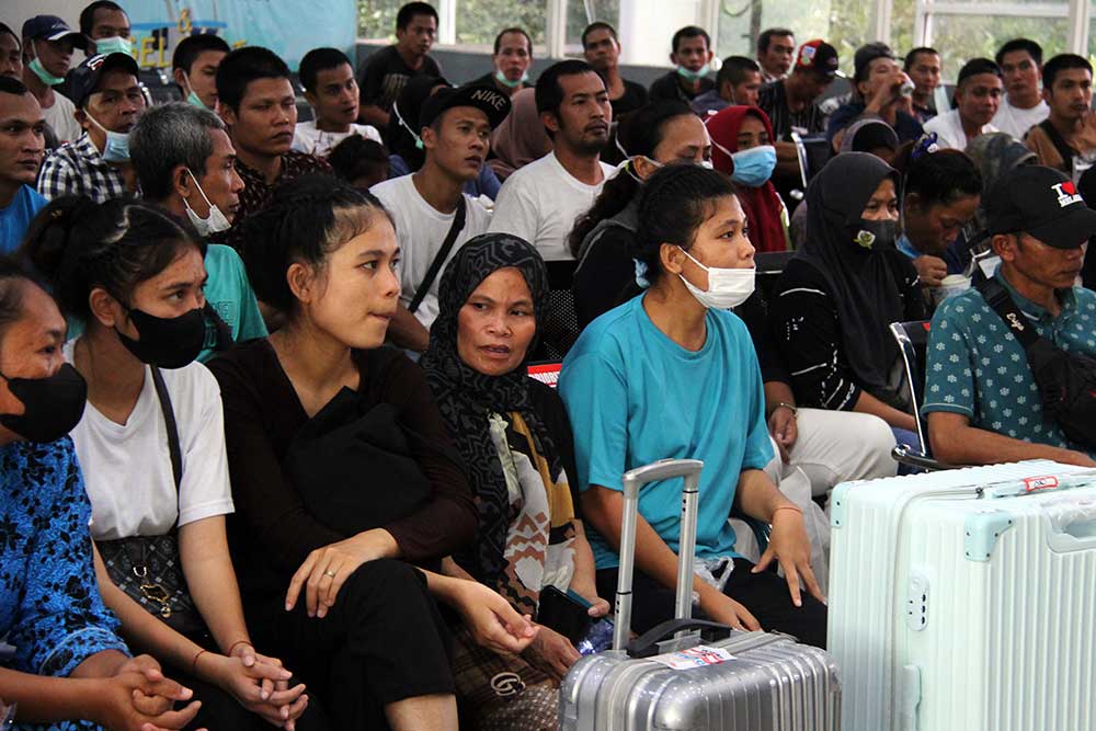  Sebanyak 128 Pekerja Migran Indonesia Dideportasi Dari Malaysia