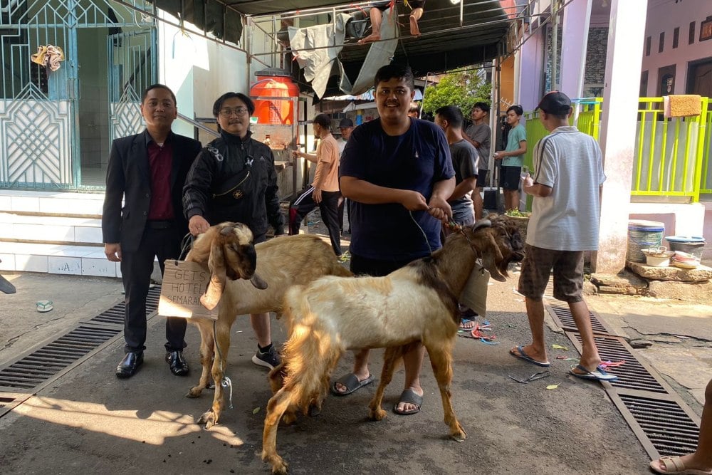  Gets Hotel Semarang Donasi 4 Ekor Kambing Kurban