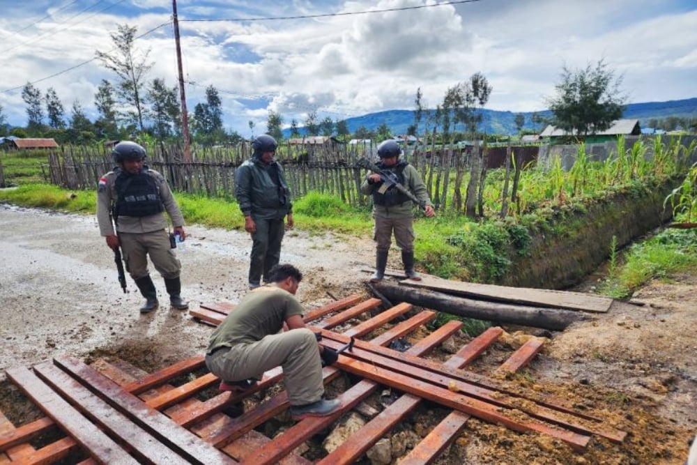  Satgas Cartenz Tembak Mati Seorang Anggota KKB di Distrik Bibida Paniai, Papua