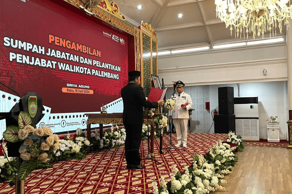  Dilantik Jadi Pj Wali Kota Palembang, Ini Fokus Ucok!