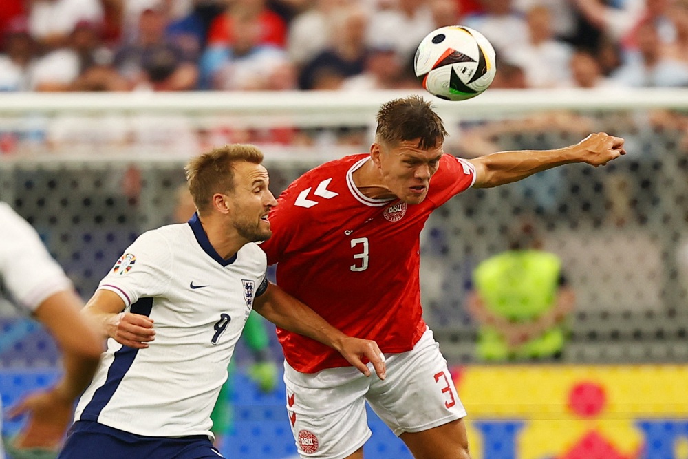  Hasil Denmark vs Inggris: Sontekan Harry Kane Bawa Tiga Singa Memimpin (Menit 20)