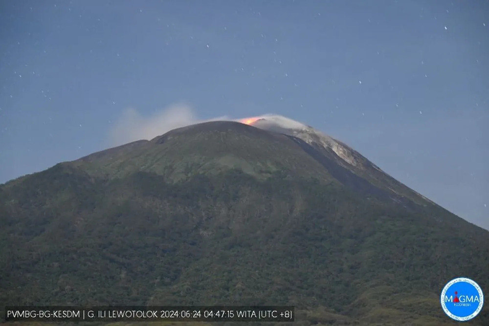  Status Gunung Ile Lewotolok Kini Jadi Waspada