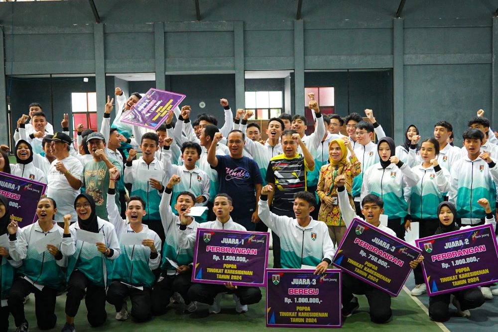  Bank Jateng dan Pemkot Magelang Bagikan Bonus untuk Atlet Popda