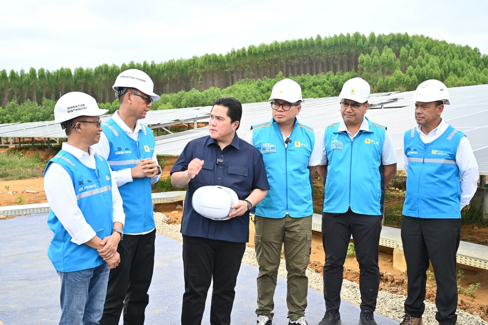  Menteri BUMN Apresiasi Gerak Cepat PLN Hadirkan Energi Bersih di IKN