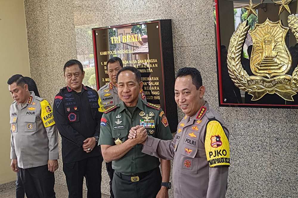  HUT ke-78 Bhayangkara: Panglima TNI dan Ketua MPR Ucapkan Selamat