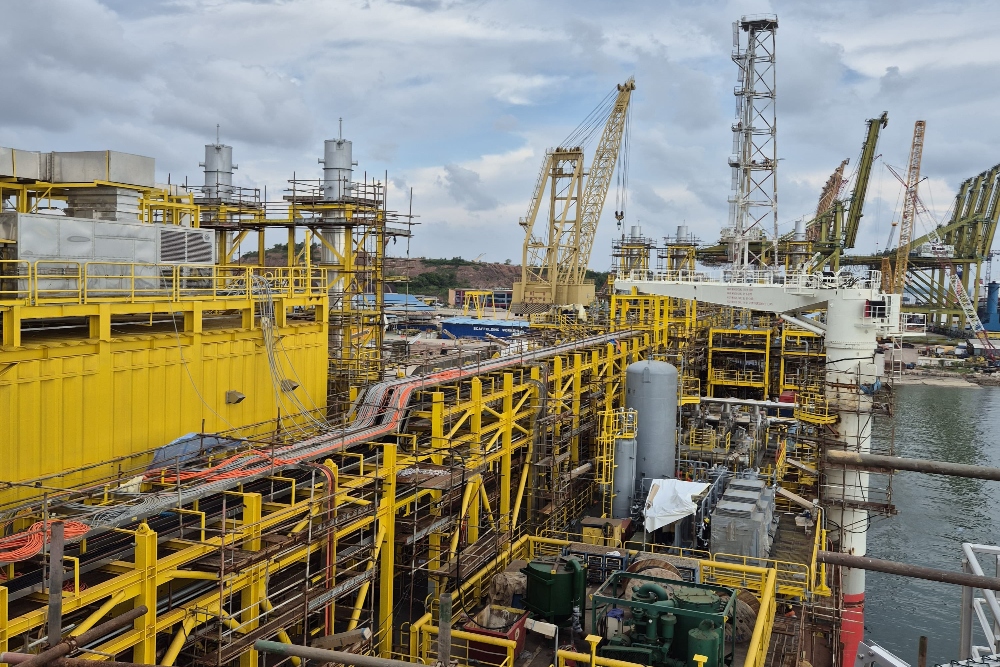  Kepala SKK Migas Tinjau FPSO Proyek Forel & Bronang Medco, Begini Penampakannya