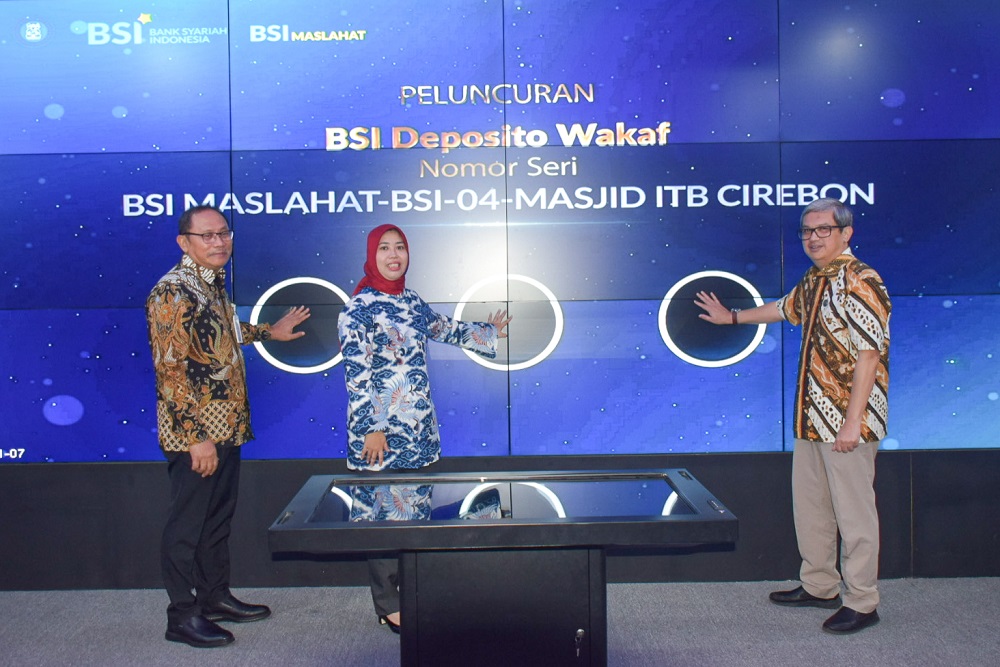  BSI dan ITB Luncurkan BSI Deposito Wakaf untuk Masjid di Cirebon