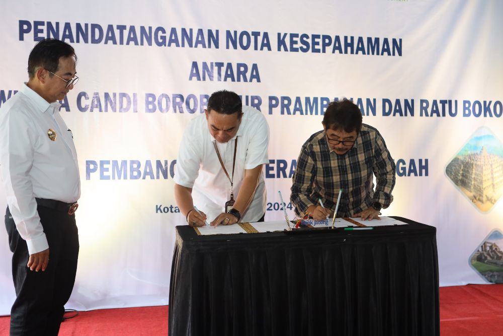  Bank Jateng Gandeng TWC Dukung UMKM Kampung Seni Borobudur