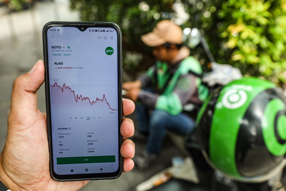  Saham GOTO Setelah Tujuh Hari Perdagangan Berada di Level Gocap