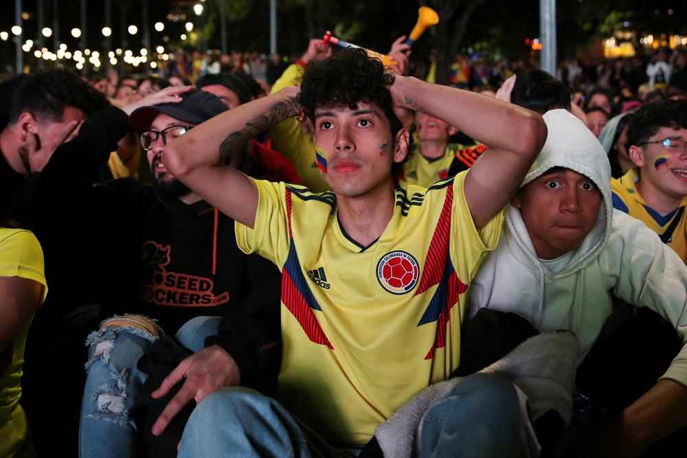 Suporter Kolombia di Copa America 2024. /REUTERS/Luisa Gonzalez