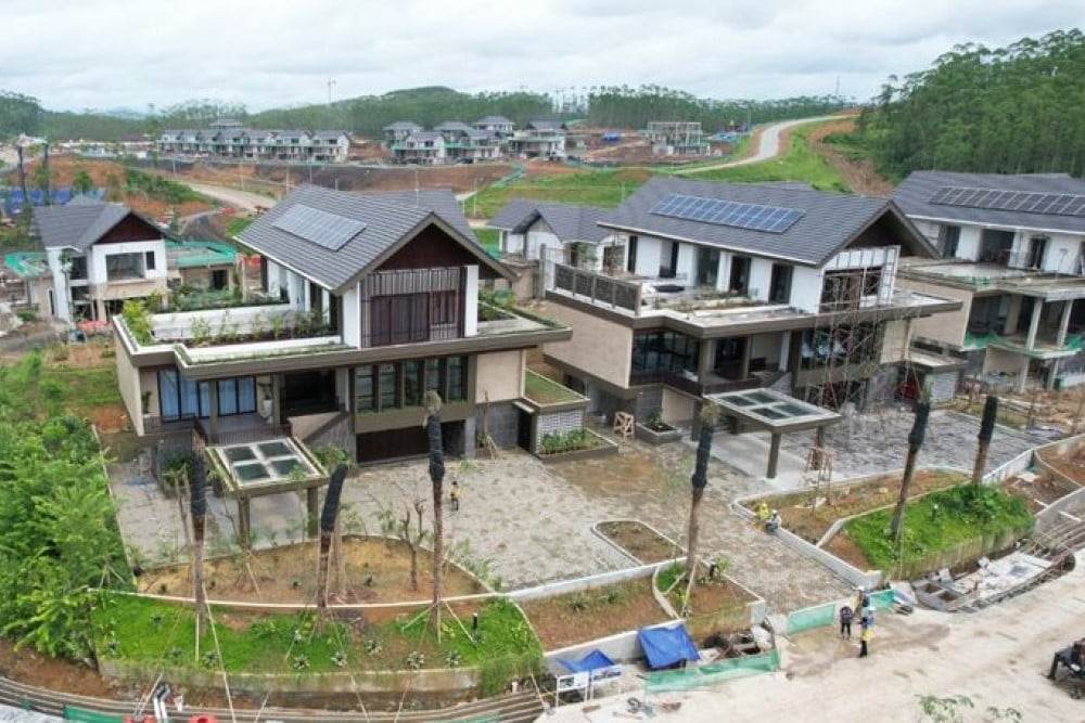 Rumah Menteri di Ibu Kota Negara (IKN) Nusantara, Kalimantan Timur./Istimewa - Kementerian PUPR.