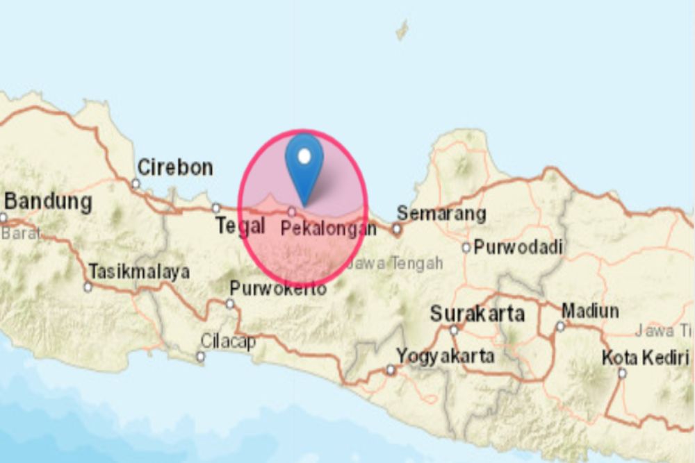  Gempa Magnitudo 4,4 Guncang Batang Jawa Tengah