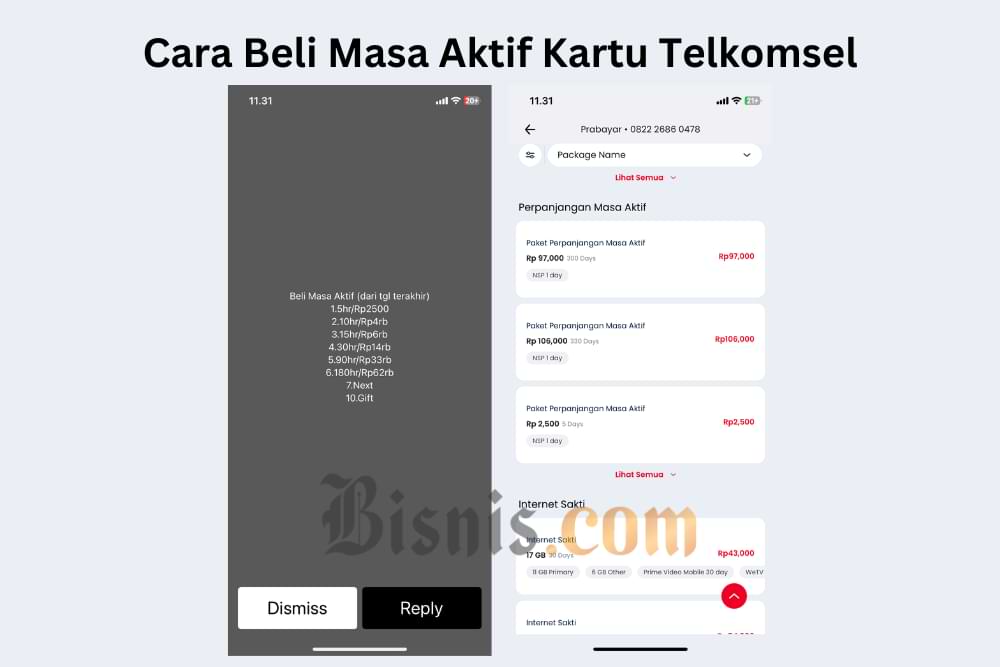  3 Cara Beli Masa Aktif Kartu Telkomsel dan Harganya