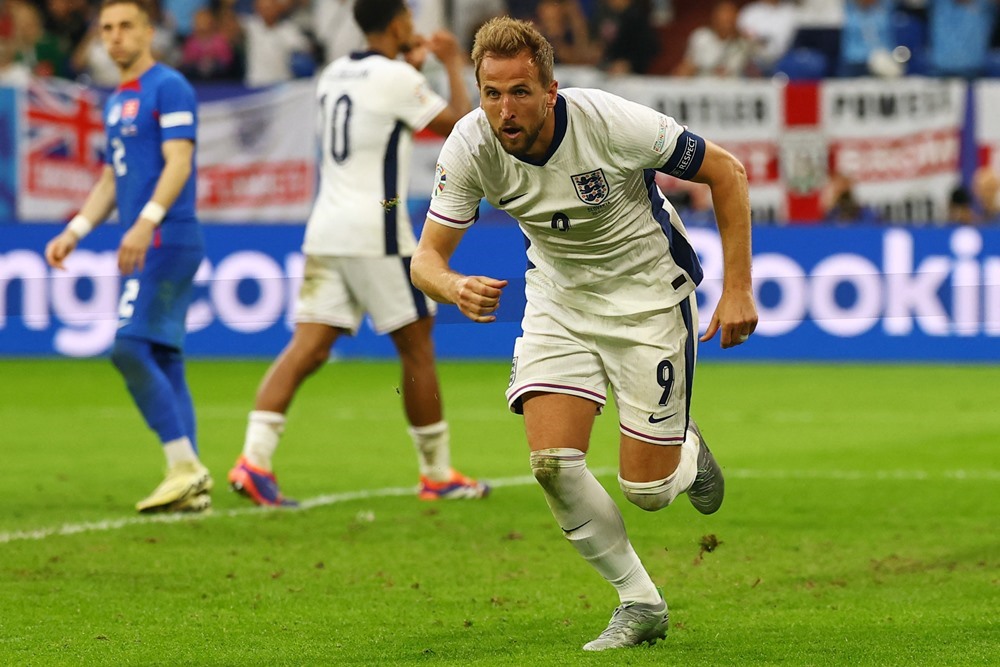 Striker Inggris, Harry Kane di Euro 2024. Prediksi Skor Belanda vs Inggris, Kamis 11 Juli: Susunan Pemain, H2H, Data/Reuters
