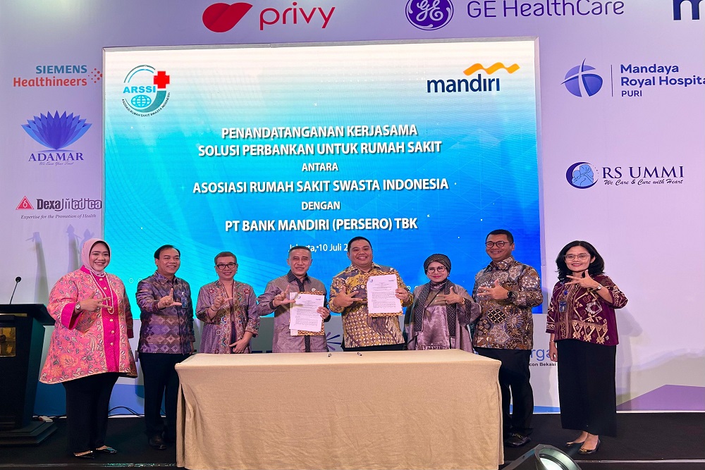  Bank Mandiri Gandeng ARSSI Perkuat Layangan Keuangan Rumah Sakit