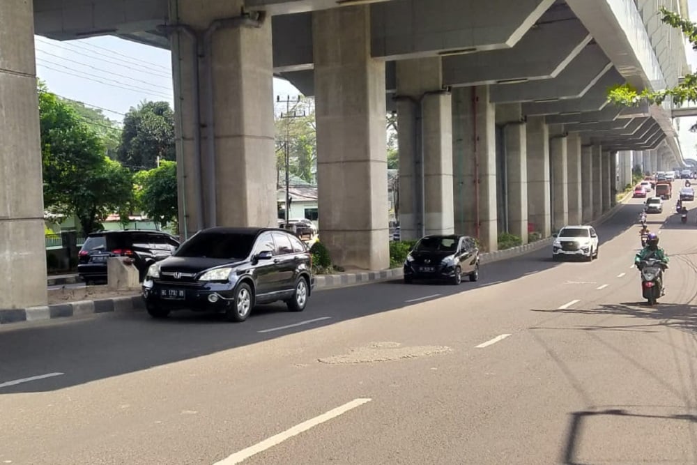  BBPJN Sumsel Sebut Tetesan Air dari Stasiun LRT Jadi Penyebab Jalan Rusak